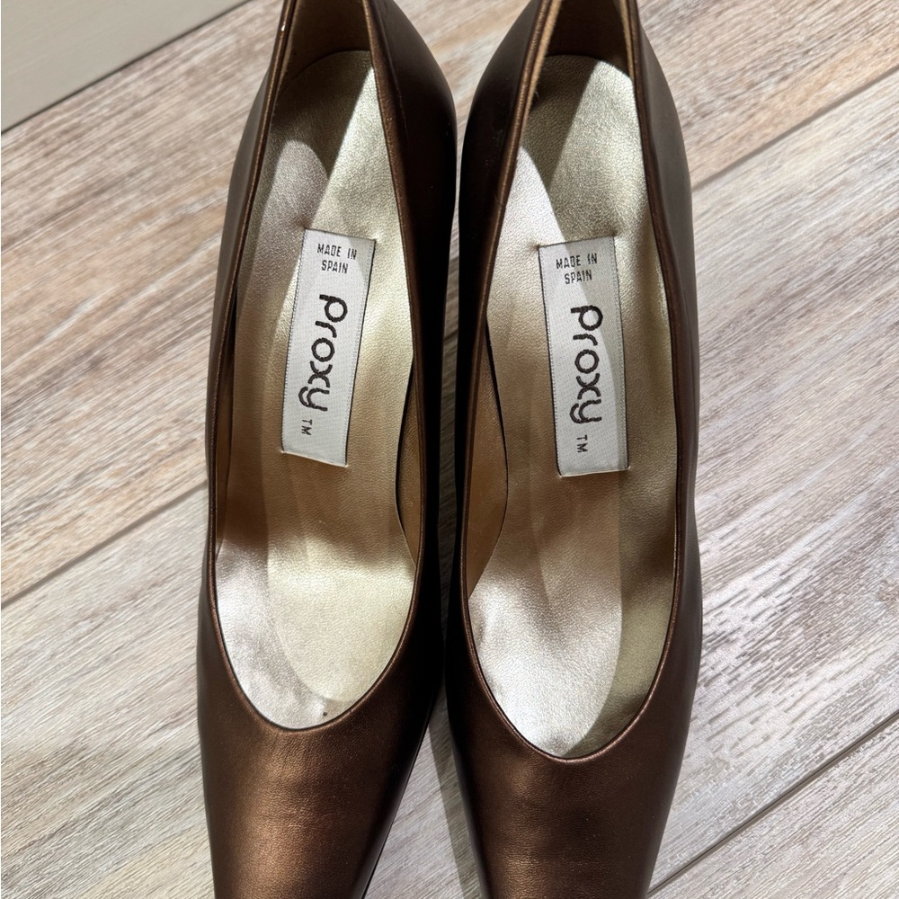 VINTAGE BRONZE PROXY HEELS - Picture 4 of 5